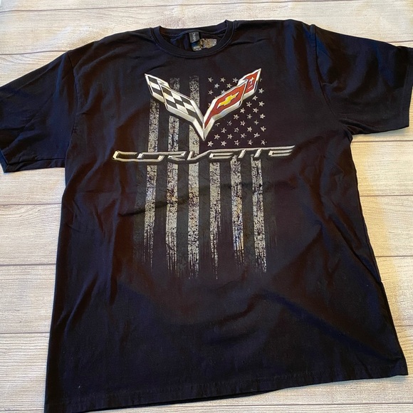 Anvil Other - Corvette Flag T-Shirt